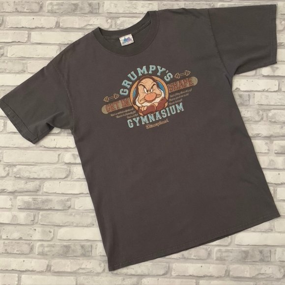 Disneyland Resort Other - Disneyland Distressed Grumpys Gymnasium  T Shirt